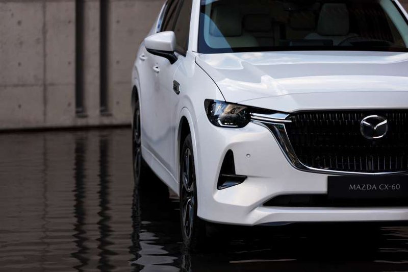 ▲Mazda CX-60车头。