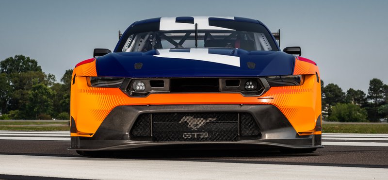 ▲Ford Mustang GT3赛车重新设计的车头。