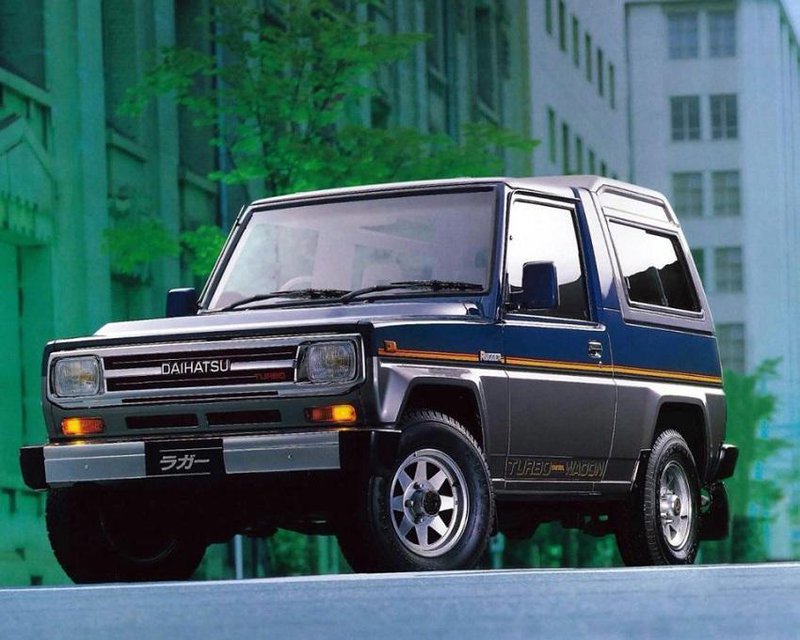 ▲Daihatsu Rugger第二代车型在2002年停产。