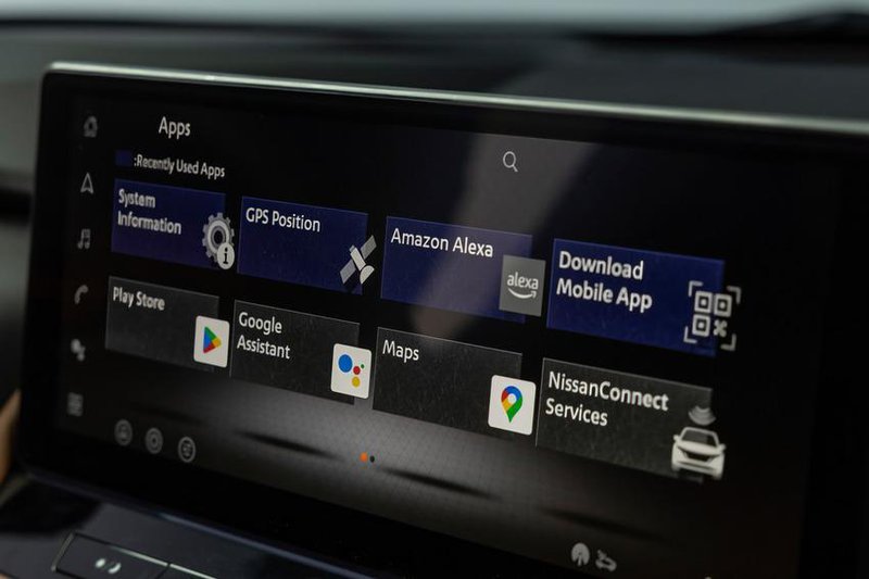 ▲Nissan首辆内建Google车载系统，多项Google功能展现科技便利性。