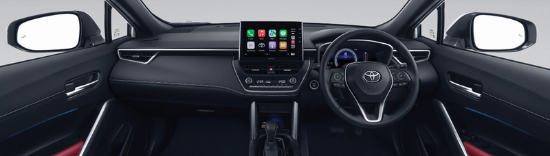 ▲小改款Corolla Cross内装科技感与便利性大大提升。