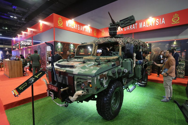 ▲陆军目前是Cendana Auto最大客户，图为Cendana Auto交付给陆军特战部队使用的攻击车。