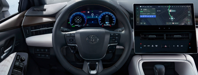 ▲Toyota Avalon中控全改为触碰式设计,是否会影响操作手感,仍有待评估。