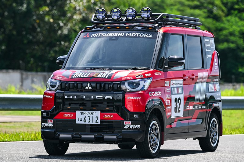 ▲Delica Mini Ralliart搭载专属涂装，并且拥有拉力赛风格配备。
