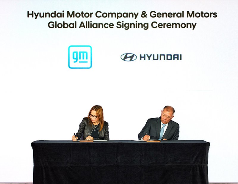 ▲Hyundai Motor Group与GM所签署的MOU不具任何法律效益，彼此将先探寻各种合作机会与方式。