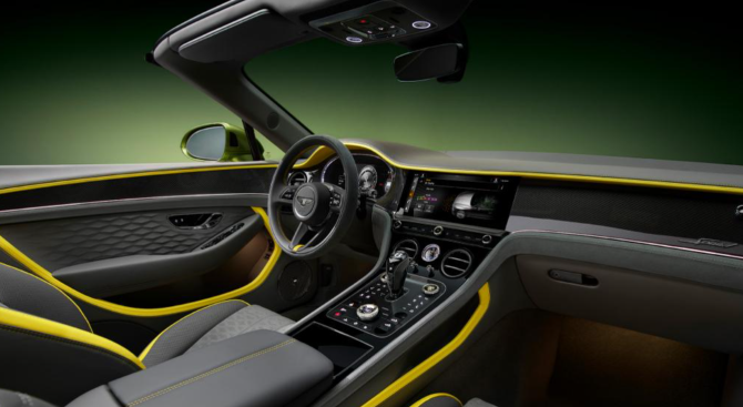 ▲Continental GTC内饰。