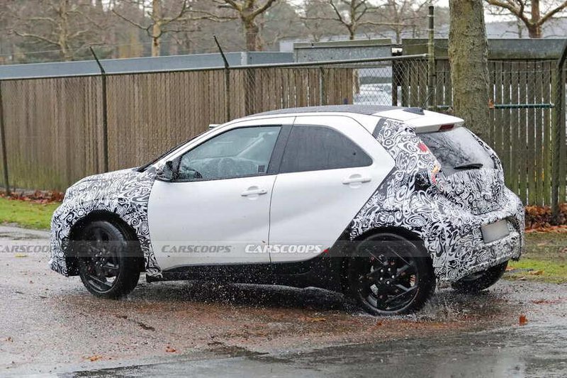 ▲改款 Toyota Aygo X 车尾变化小,更新保杆识别。