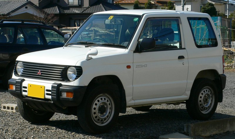 ▲第一代Pajero Mini（1994~1998）。（图：维基百科）