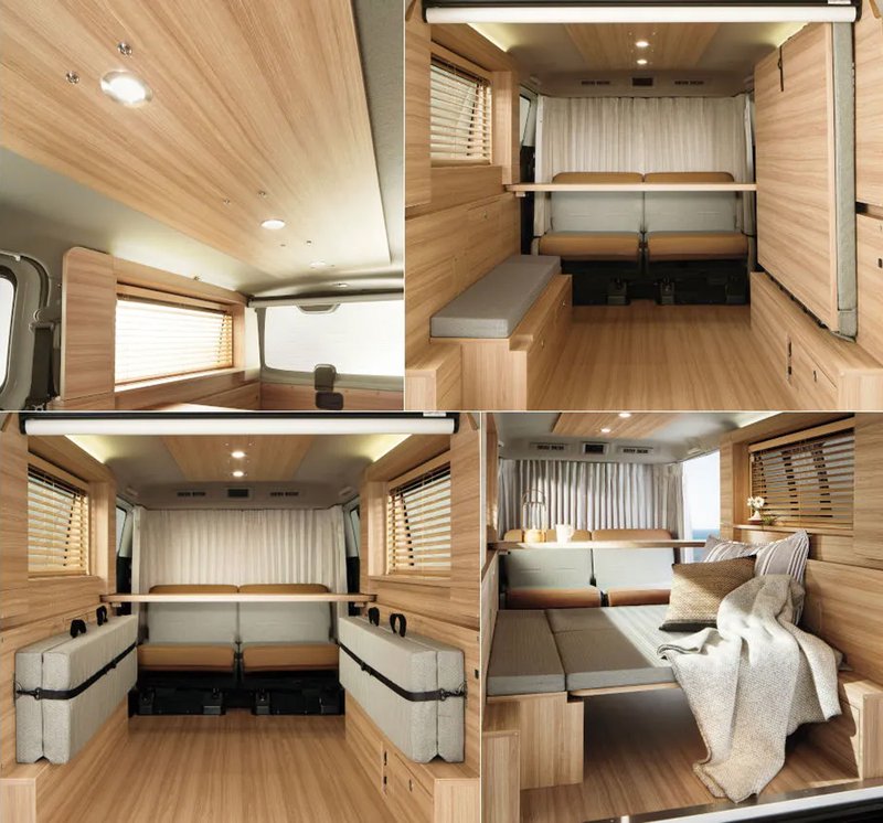 ▲Caravan MyRoom将车舱打造成豪华和室，展现独树一帜的露营风格。