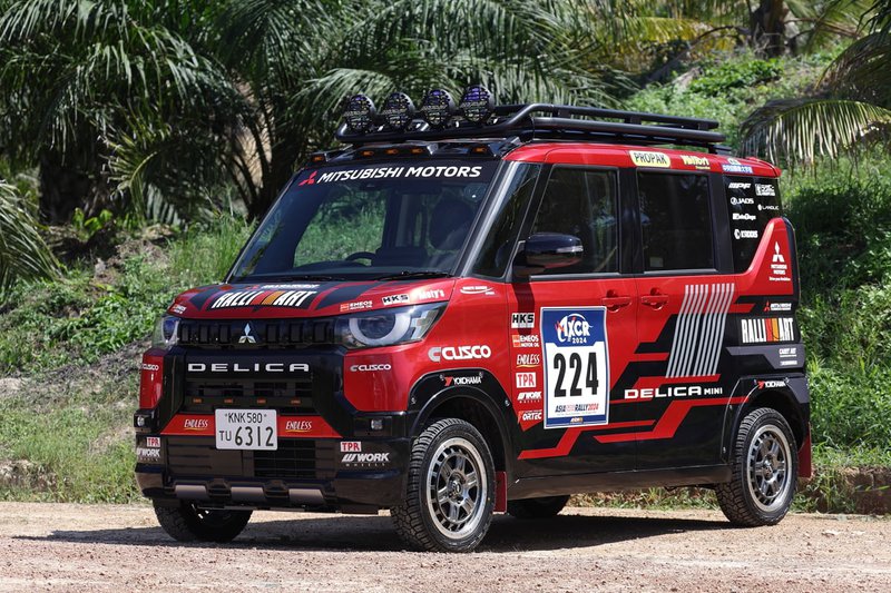 ▲AXCR 2024 Delica Mini Support Car