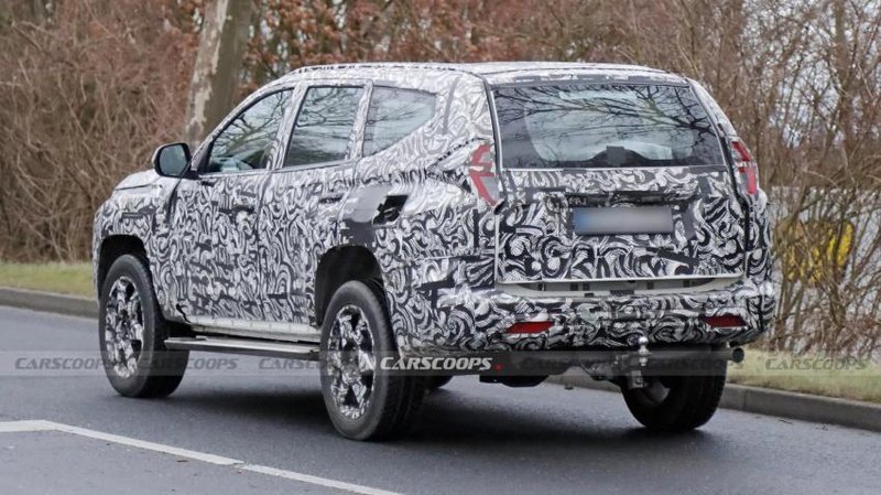 ▲全新一代 Mitsubishi Pajero Sport 预计今年正式亮相。(图:Carscoops)