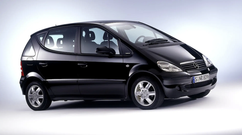 ▲A-Class 最初是以小型 MPV 样貌出现,而非现在的掀背车。