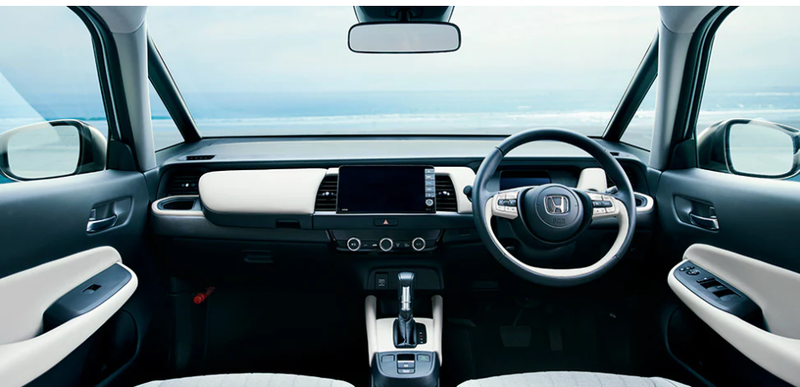 ▲现行版Honda Fit中控台。