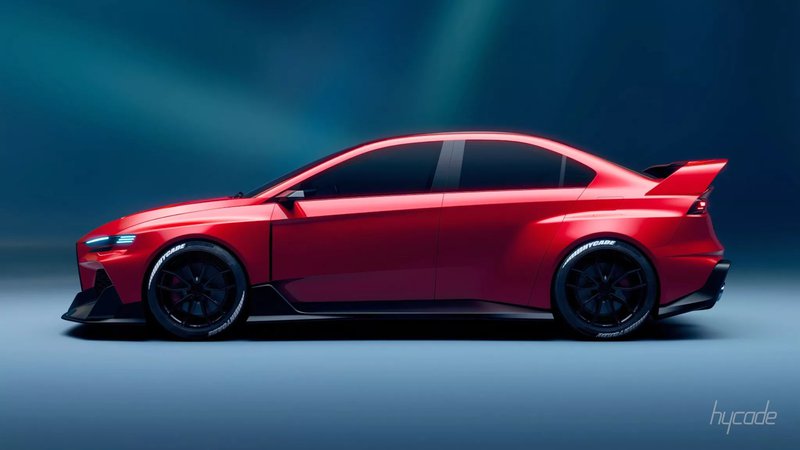 ▲新一代三菱Lancer EVO预想图在网上引发热烈讨论。