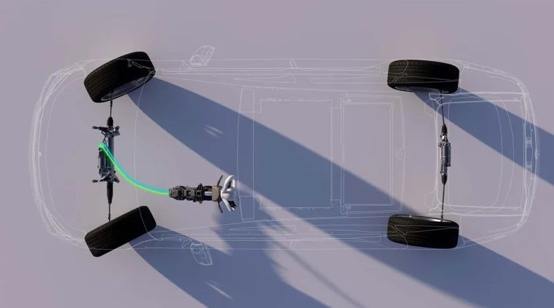 ▲Mercedes-Benz 预计于 2026 年起在量产车型中正式导入全新电子线控转向技术,提升操控灵活性与驾驶体验。
