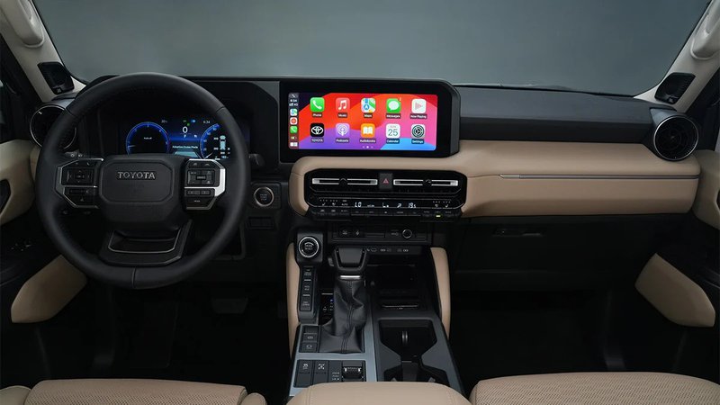 ▲Land Cruiser FJ 内装预计将沿用新一代 Land Cruiser 250 的设计布局。(图:Toyota)