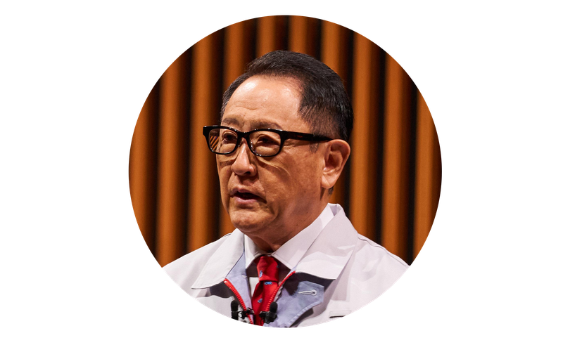 ▲Toyota 董事长丰田章男