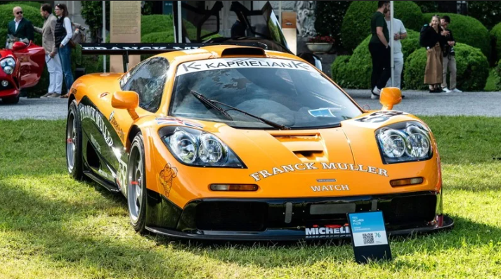 ▲1996 年出厂的 McLaren F1 GTR,为仅存 26 辆之一的稀有赛道版车型。(图:取自 motortrend.com)