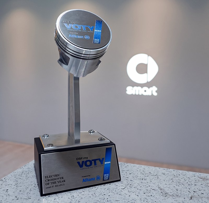 ▲smart #1 BRABUS荣获年度电动跨界车奖。