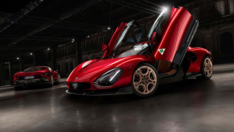 ▲Alfa Romeo推出全新毒蛇超跑33 Stradale，全球限量33辆。