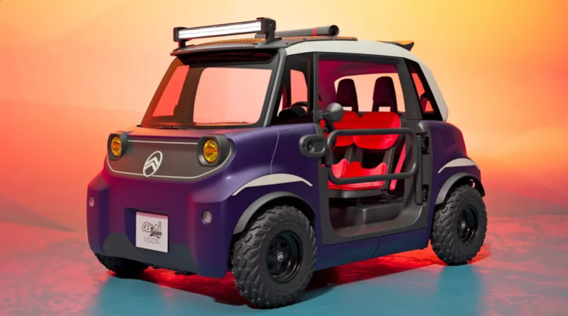▲展场中的另一个惊喜是Citroen Ami Buggy Vision概念车。