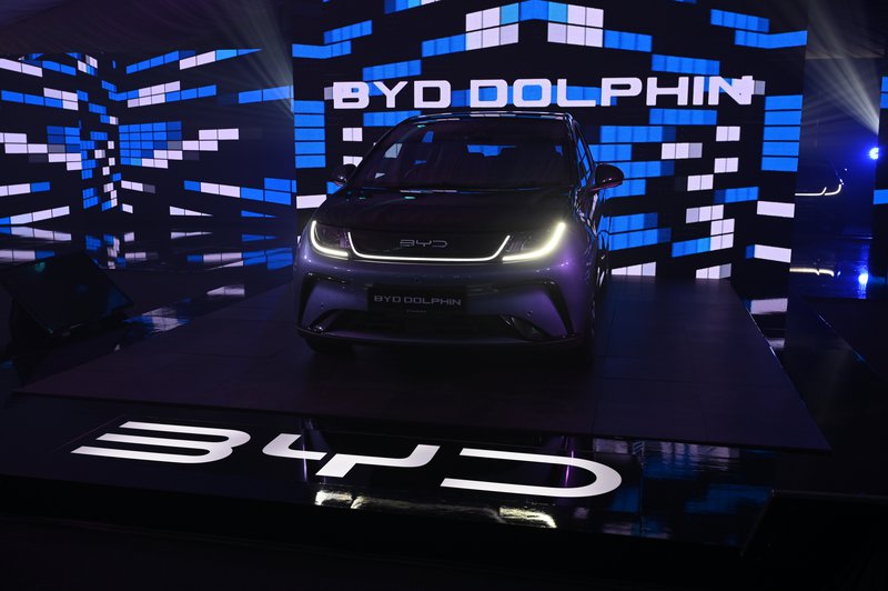 ▲BYD Dolphin（比亚迪海豚）酷炫外形。