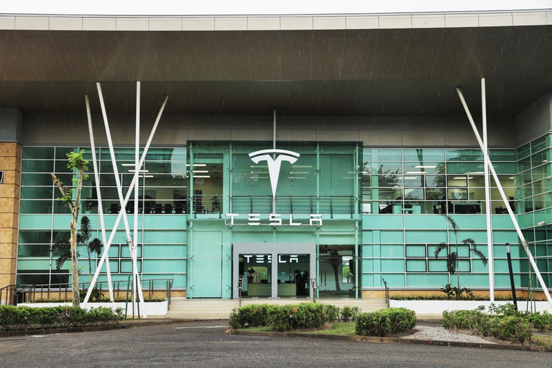 ▲地点在赛城的全马首家特斯拉(Tesla)体验中心今日起正式对外开放。
