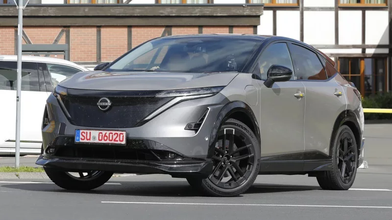 ▲Nissan NISMO着手开发品牌首辆纯电休旅Ariya的NISMO版本,近期更被发现在纽柏林北赛做测试。