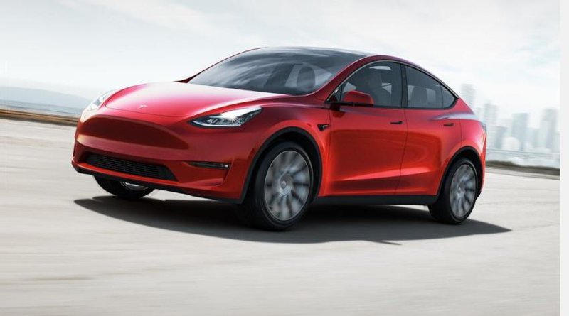 ▲Tesla Model Y位居第三名，仅次于Toyota RAV4 及 Corolla Sedan。