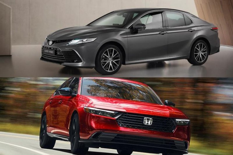 ▲Toyota Camry 、 Honda Accord