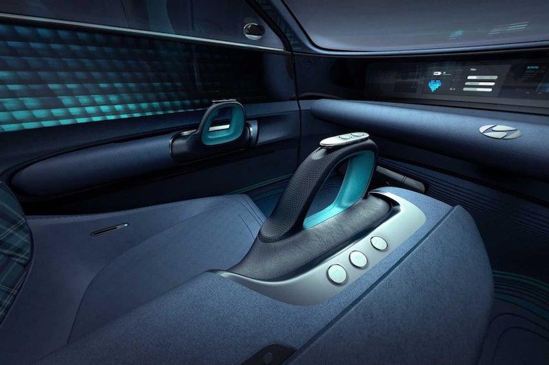 ▲Hyundai 最新专利,用双摇杆来操作汽车转向。