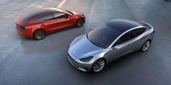 ▲Tesla Model 3改款车型，预计第三季会开始生产。